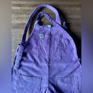 Lucy & Yak Purple Corduroy Overalls
